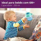 Philips Avent Classic Soft Polypropylene Spout Cup Green Blue 200ml