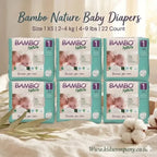 Bambo Nature Baby Diapers Size 1 Xs 2 to 4 kg 22 Count