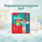 Pampers Baby Dry Pants Size 7 25 Count 17 Plus Kg Made in United Kingdom