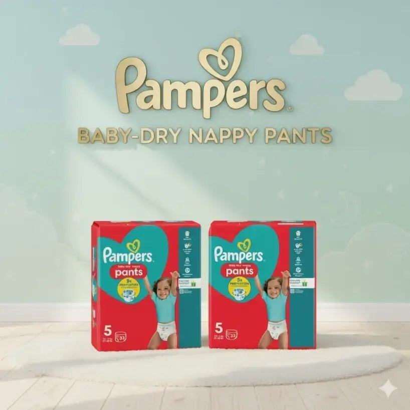 Pampers Baby Dry Pants Size 5 33 Count 12 to 17kg Made in United Kingdom