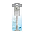 Dr Browns Baby Bottle Cleaning Brush with Sponge Scrubber and Nipple Cleaner Grey 1 Pack