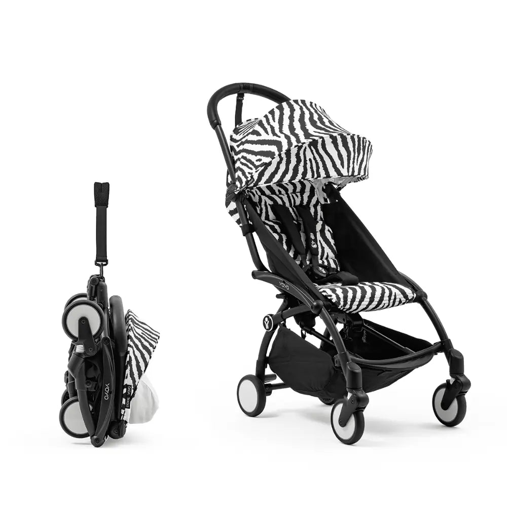 Stokke Yoyo3 Stroller Black Frame 6 Months Plus Color Pack Lightweight