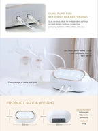 Spectra Dual Compact Double Electric Breast Pump Portable
