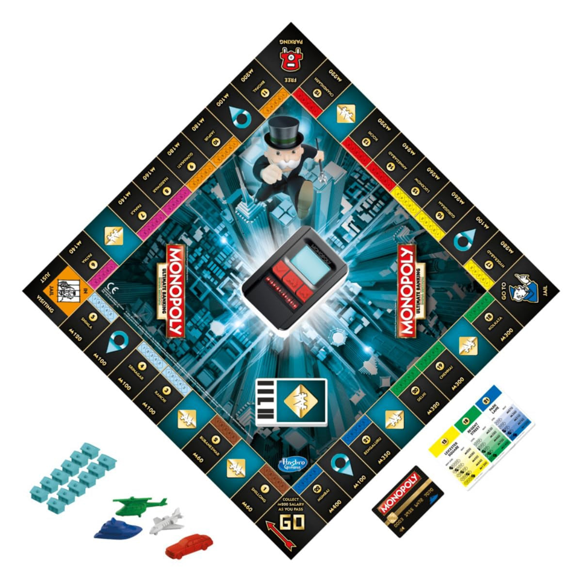 Monopoly Ultimate Banking Edition Board Game For Families And Kids Ages 8 And Up