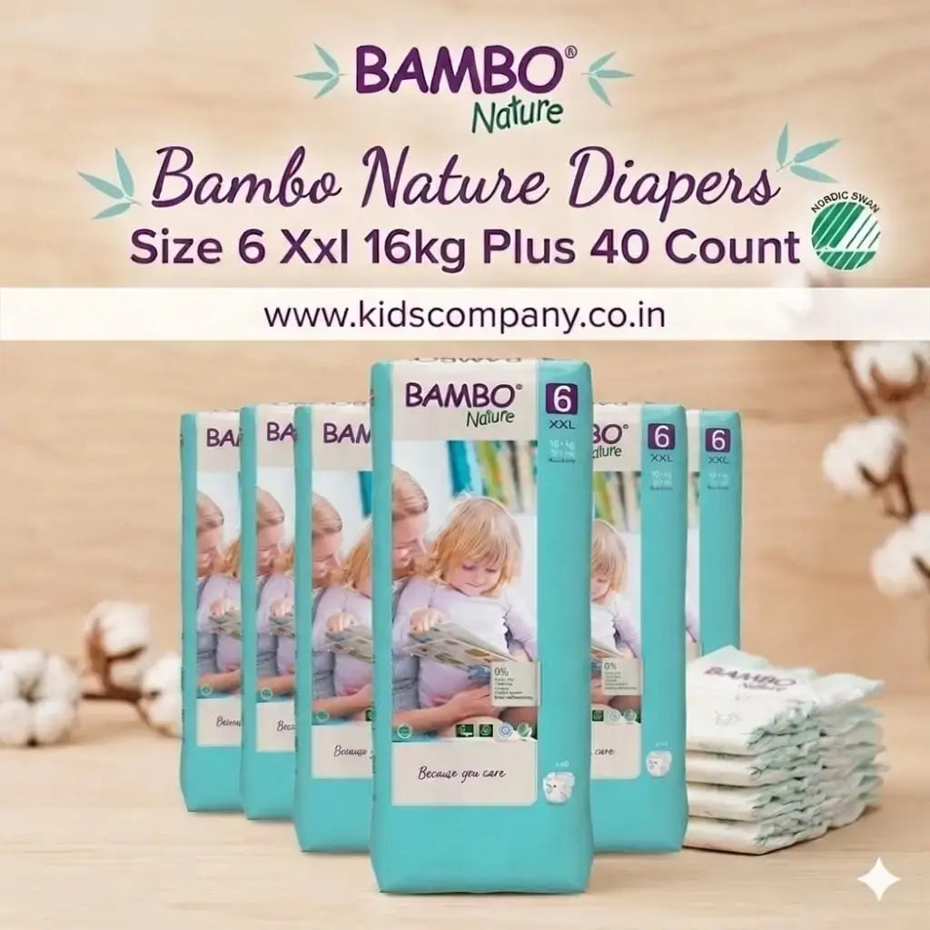 Bambo Nature Diapers Size 6 Xxl 16kg Plus 40 Count
