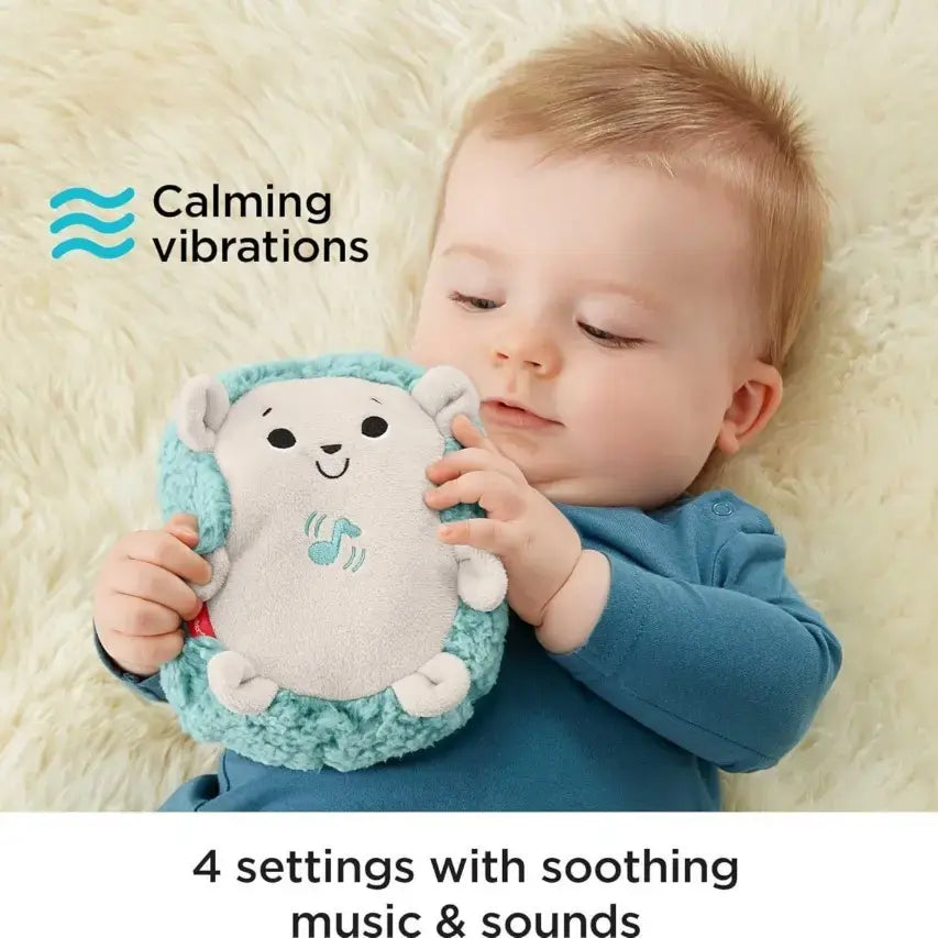 Fisher Price Calming Vibes Hedgehog Soother Plush Sound Machine O plus  Month