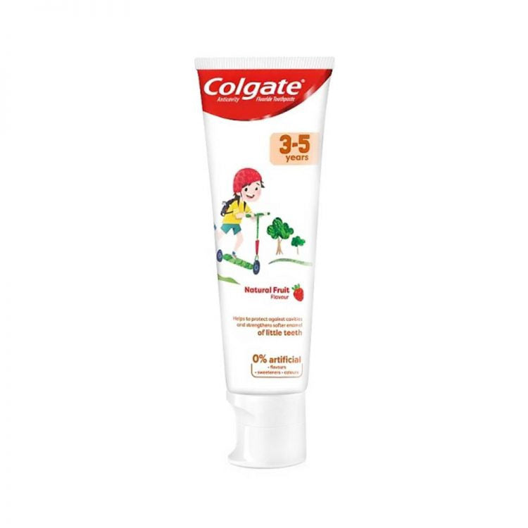 Colgate Natural Fruit Flavour Kids Toothpaste 3-5 Years (50ml)