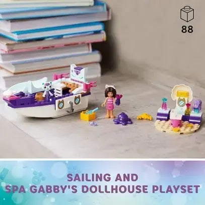 LEGO 10786 : Gabby & MerCat's Ship & Spa 4 + Years Building Blocks Creative Toy for Boys and Girls