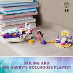 LEGO 10786 : Gabby & MerCat's Ship & Spa 4 + Years Building Blocks Creative Toy for Boys and Girls