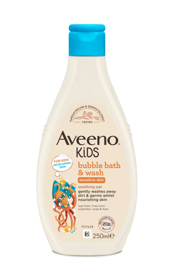 Aveeno Kids Bubble Bath and Wash 250ml