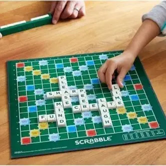 Mattel Scrabble Board Game Word Letters Game for All Ages Multicolour pack