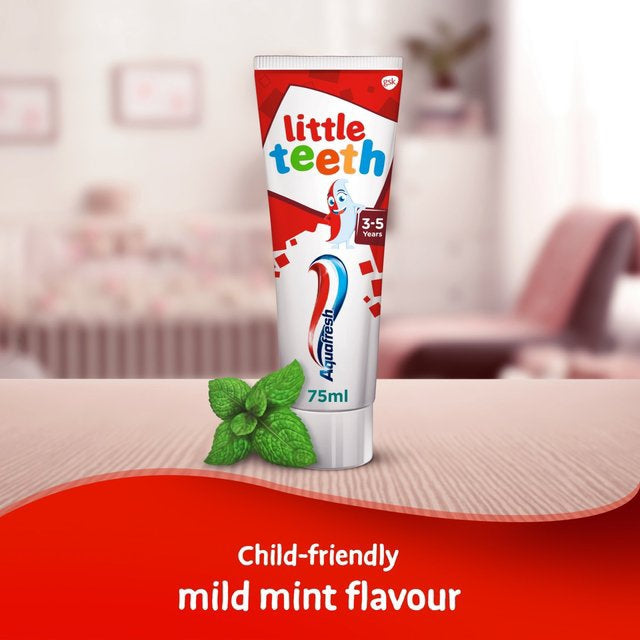 Aquafresh Little Teeth Toothpaste (3-5 Years) Gentle Mint 50 ml Cavity Protection