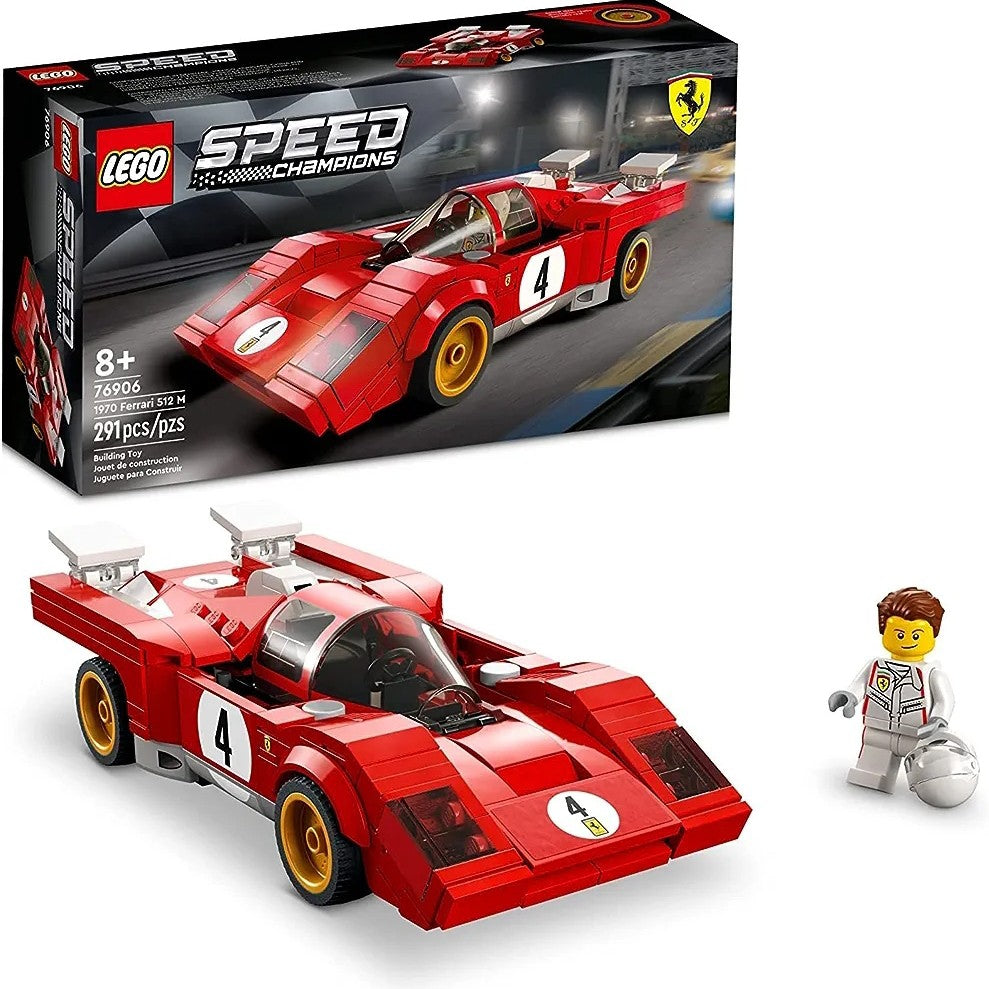 LEGO Speed Champions 1970 Ferrari 512 M 76906 Building Kit 8 + Years (291Pcs)