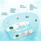 Mother Sparsh Baby Wipes 99% Pure Water 72 Count