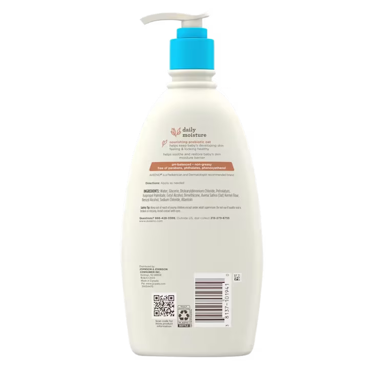 Aveeno Baby Baby Daily Moisture Lotion 18 FL OZ 532 ML