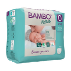 Bambo Nature Premium Baby Diapers Size 0 Xxs 1 to 3 kg 24 Count