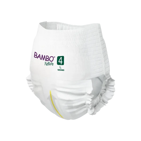 Bambo Nature Diaper Pants Size 4 Large 7 to 12 kg 40 Count