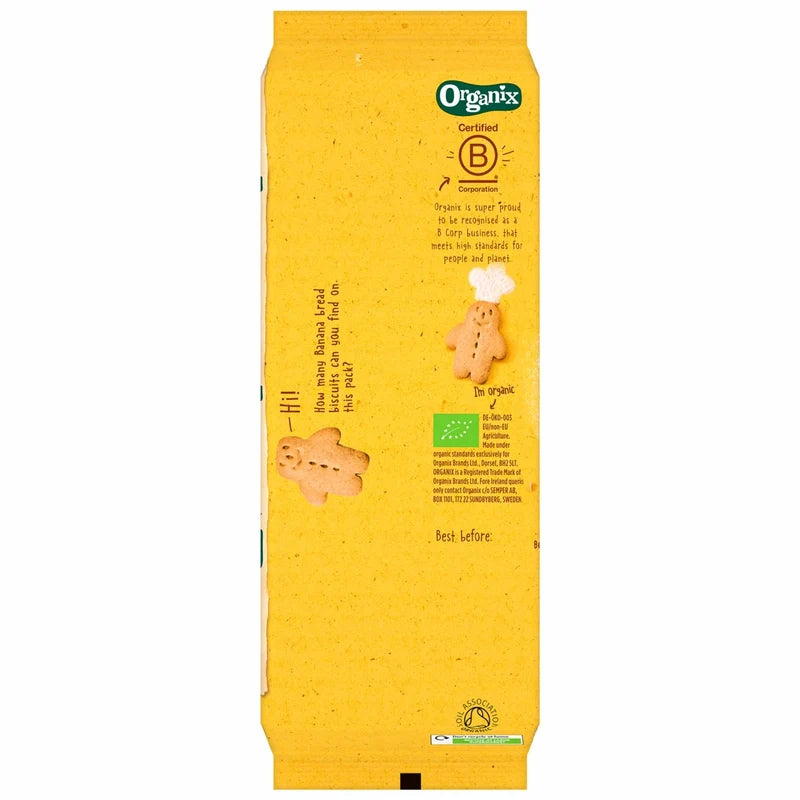 Organix Banana Bread Biscuits 12 Plus Months