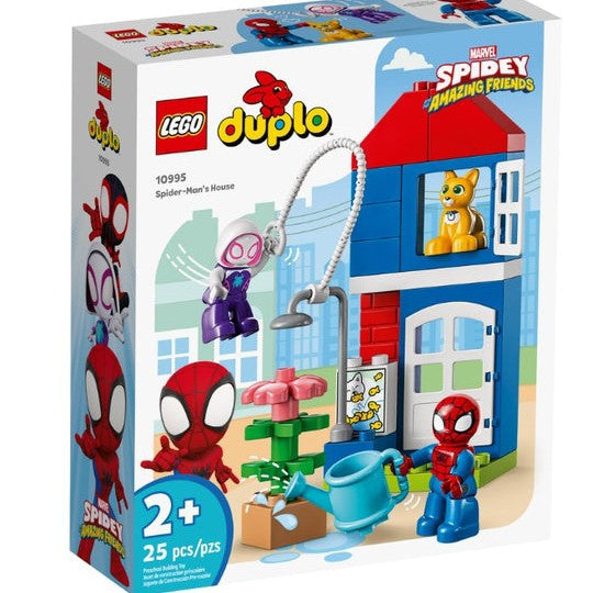 LEGO Duplo Marvel Spider-Man's House 10995 Building Toy Set (25 Pieces), Multicolour
