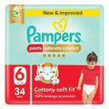 Pampers Ultimate Comfort Pants Size 6 16+ kg 34 Count Made In Egypt