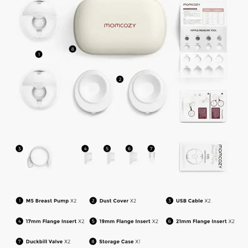 Momcozy All in One M5 Double Wearable Breast Pump Painless