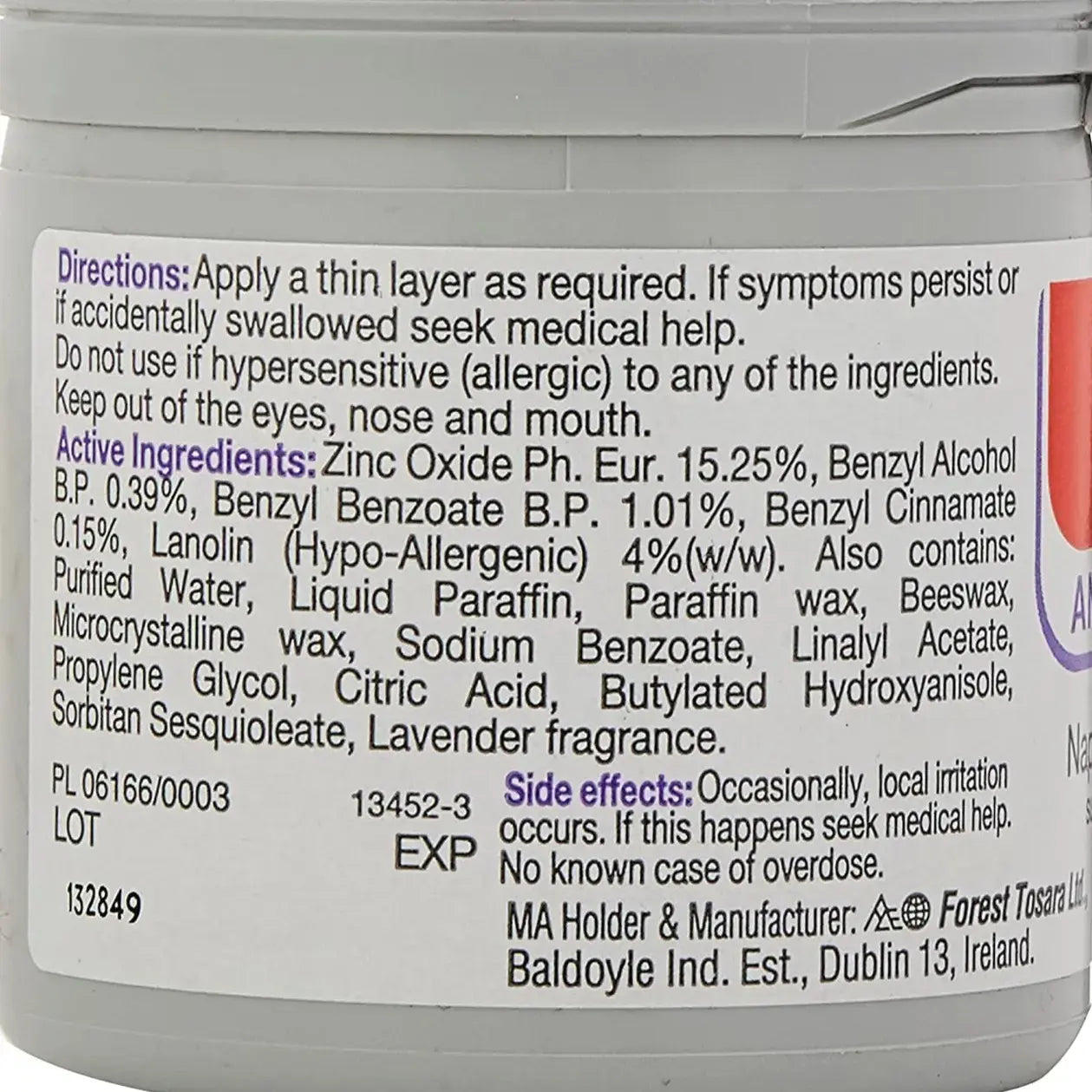 Sudocrem Antiseptic Healing Skin Care Cream 125g Relief from Nappy Rash Eczema Surface Wounds
