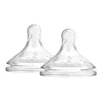Dr Browns Options plus Wide Neck Baby Bottle Nipple Level2 3 to 6 Months Pack of 2