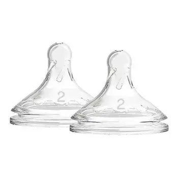 Dr Browns Options plus Wide Neck Baby Bottle Nipple Level2 3 to 6 Months Pack of 2