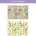 Dwinguler Large Playmat Letters And Numbers Reversible Baby Mat