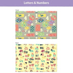 Dwinguler Large Playmat Letters And Numbers Reversible Baby Mat