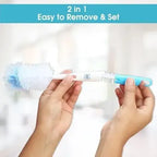 Mee Mee Easy Grip Bottle and Nipple Cleaning Brush Blue