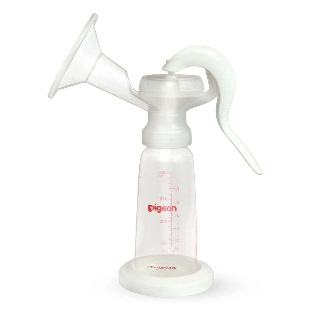 Pigeon Manual Breast Pump Basic, Less Hassle, Adjustable Pumping One Hand System
