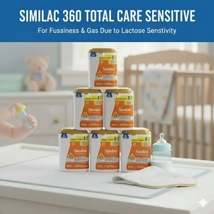 Similac 360 Total Care Sensitive Infant Formula Powder 40oz Birth to 12 Months