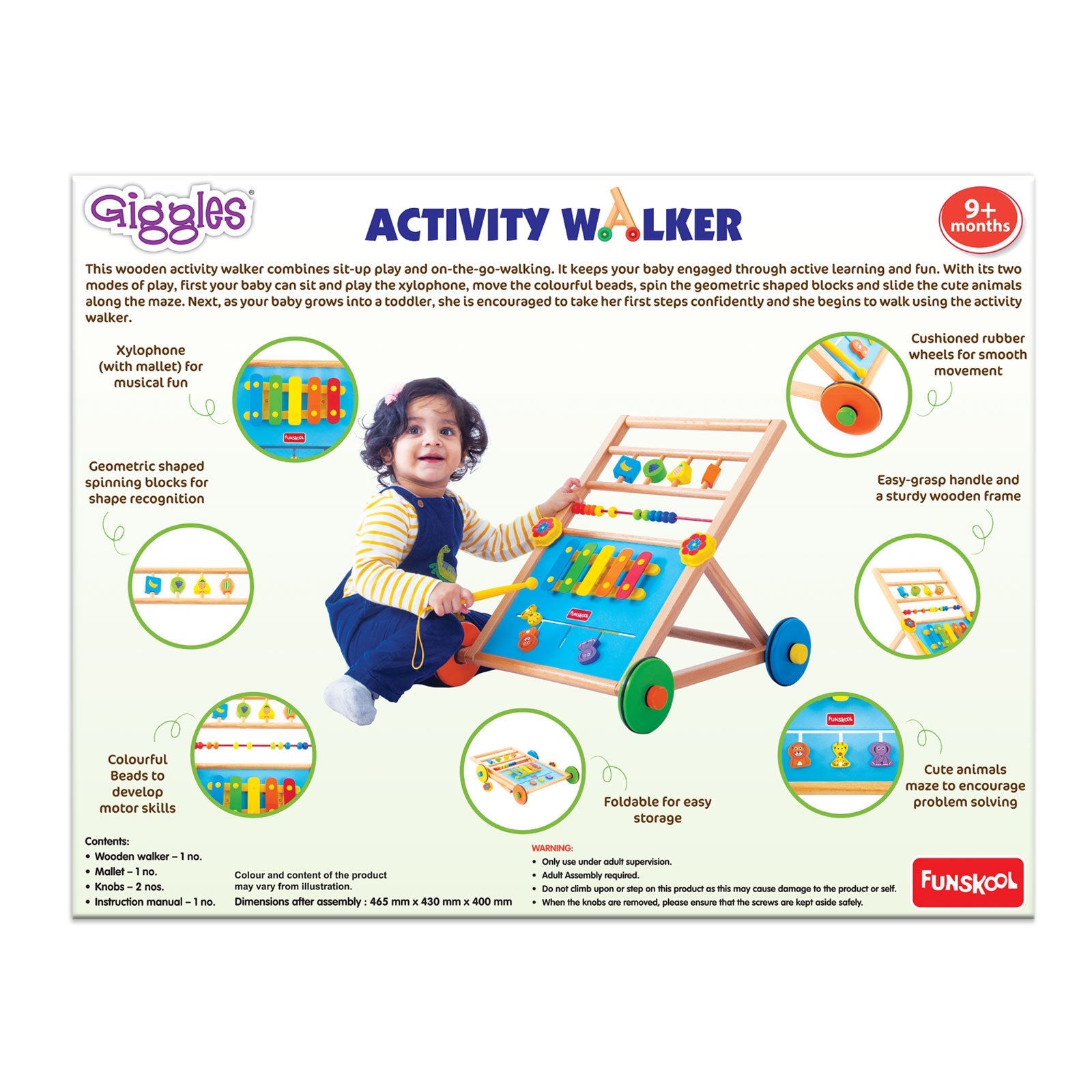 Giggles  Activity Walker 9 Months and Above