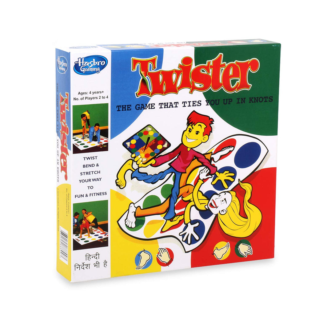 Hasbro Gaming Twister Party Game for Family and Kids Ages 4 and Up Indoor and Outdoor Game for Kids Ages 4 plus2 4 Play