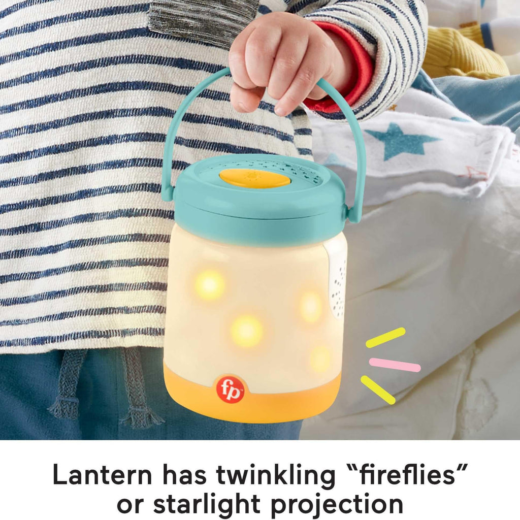 Fisher Price Baby Bear And Firefly Soother lightup Nursery Sound Machine with take Along Plush Toy for Babies and Toddle