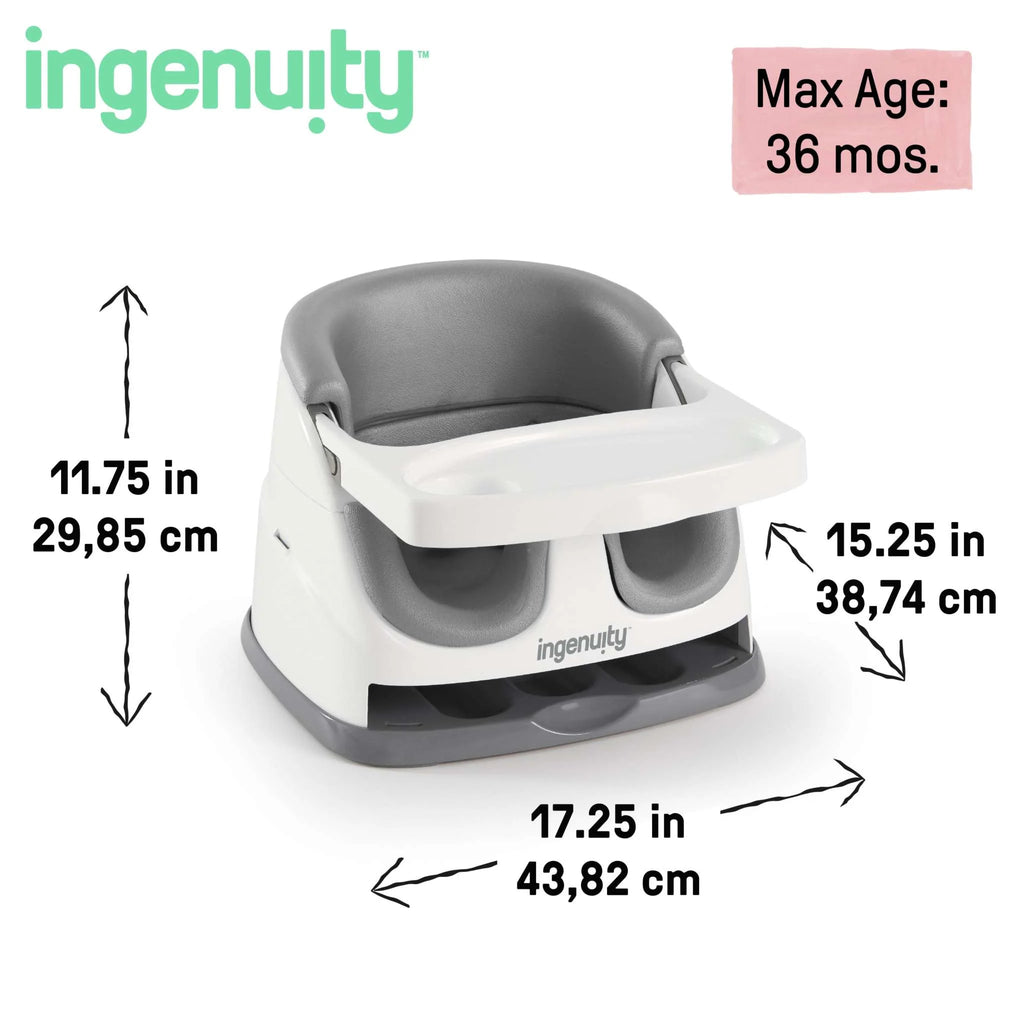 Ingenuity 2-in-1 Baby Booster Seat Slate