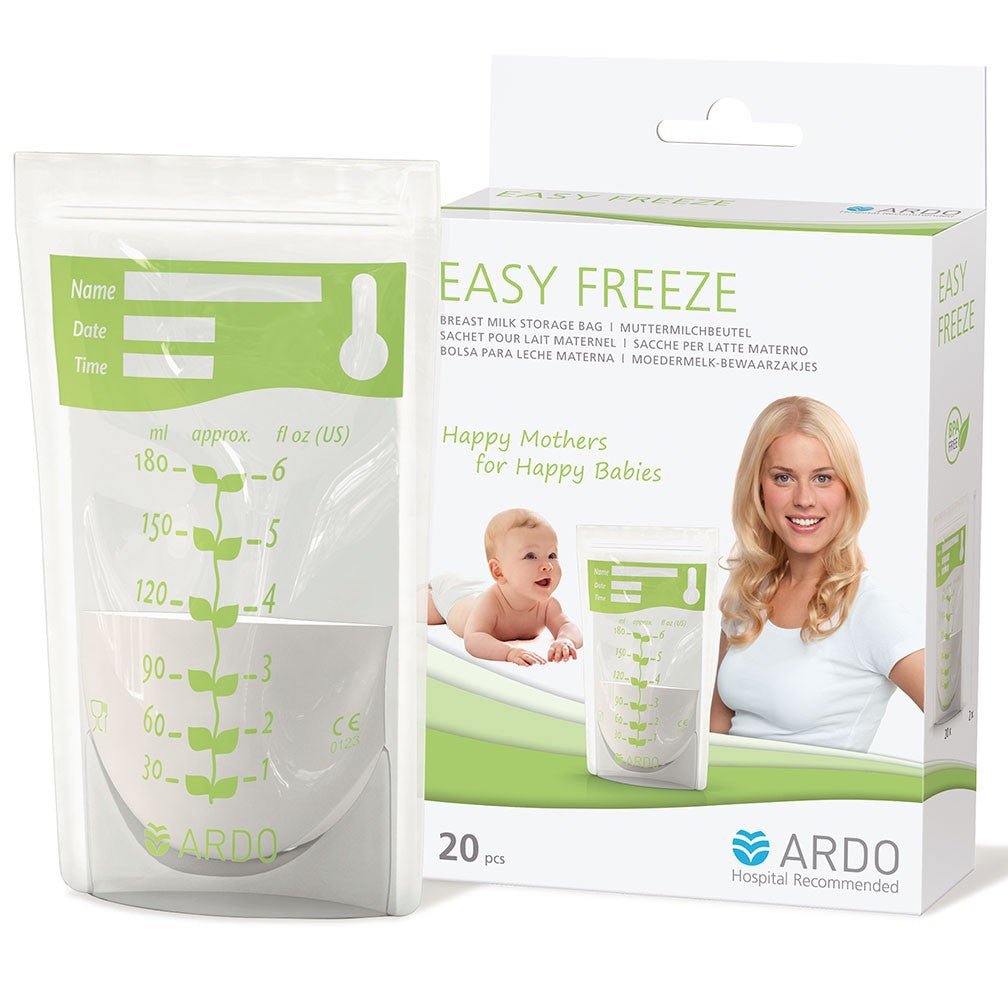 Ardo medical Easy Freeze Breast Milk Storage Bags 20 Count