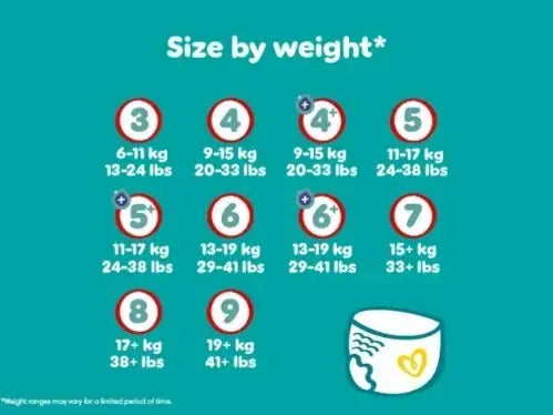Pampers Baby Dry Pants Size 7 25 Count 17 Plus Kg Made in United Kingdom