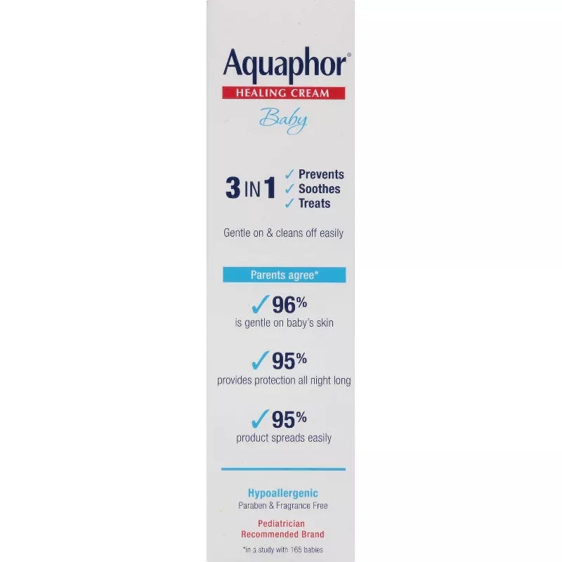Aquaphor Baby Healing Ointment For Chapped Skin 3 in 1 Diaper Rash Relief Cream 3 point 5oz 99g