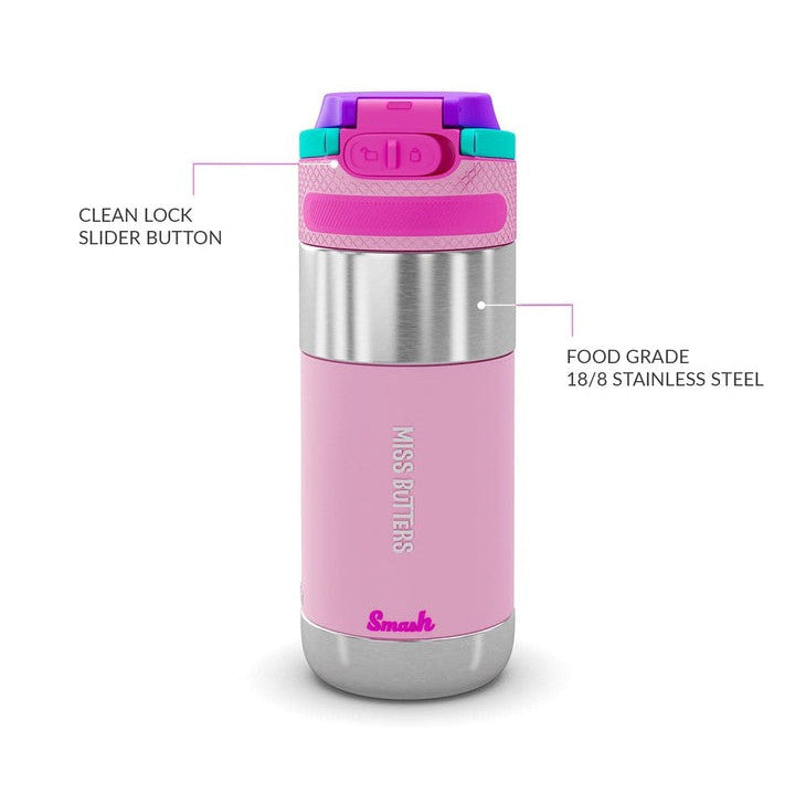Rabitat Clean Lock Stainless Steel Sipper Miss Butters 410 ml