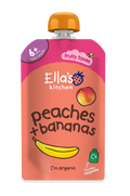 Ella's Kitchen Peaches And  Bananas Baby Puree Pouch 120g 6 Plus Months