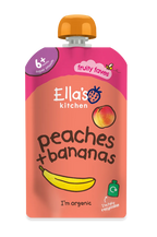 Ella's Kitchen Peaches And  Bananas Baby Puree Pouch 120g 6 Plus Months