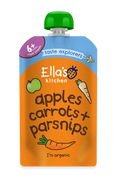 Ella's Kitchen Apples carrots Plus parsnips Baby Puree Pouch 120g 6 Plus Months