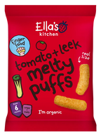 Ella's Kitchen Tomato Plus leek melty puffs 6 Months Plus 20g