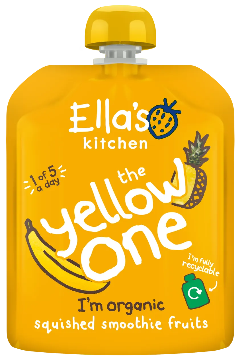 Ella's Kitchen The yellow one  Baby Puree Pouch 90g 6 Plus Months