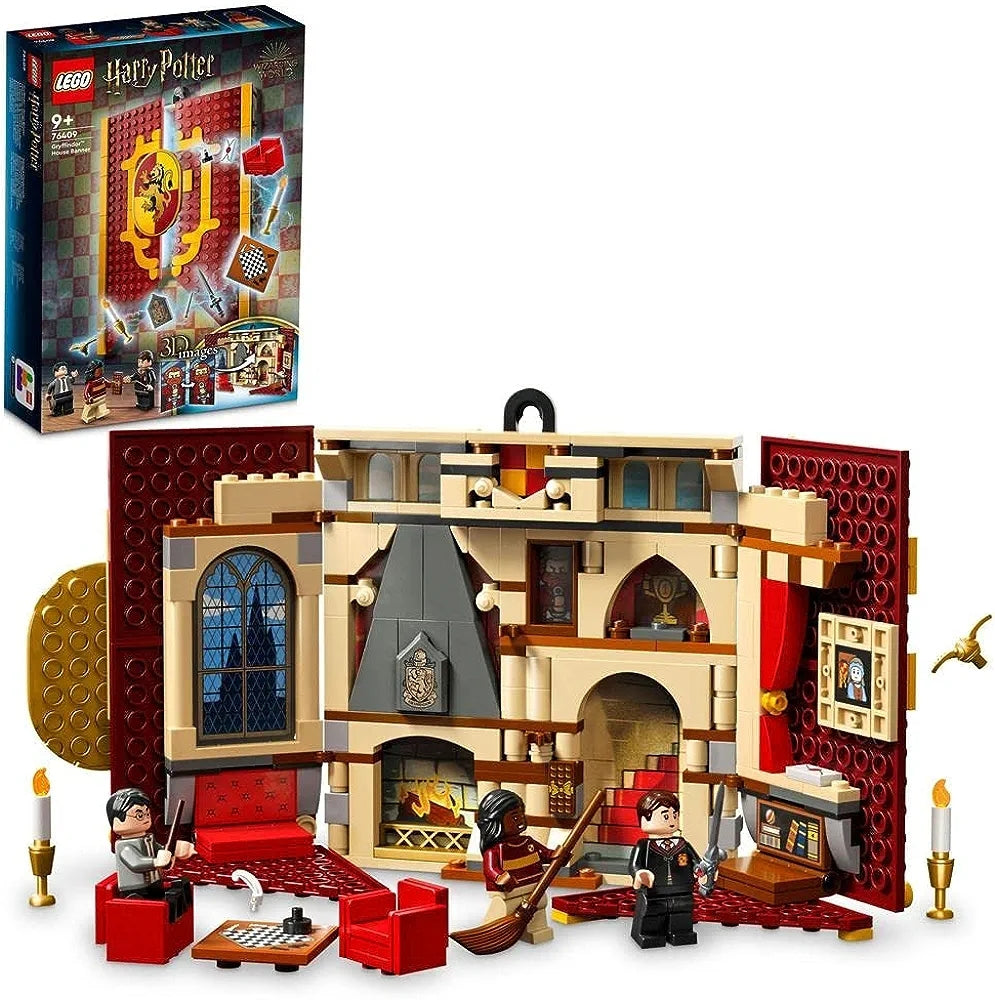 LEGO Harry Potter Gryffindor House Banner 76409 Building Toy Set (285 Pieces)|