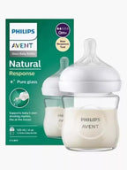 Philips Avent Natural Glass Baby Bottle xtra soft New born flow nipple