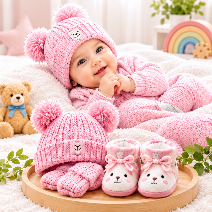 Caps, Mittens & Booties