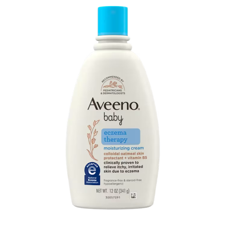 Aveeno Baby Eczema Therapy Moisturizing Cream Net WT 12 OZ 341 G